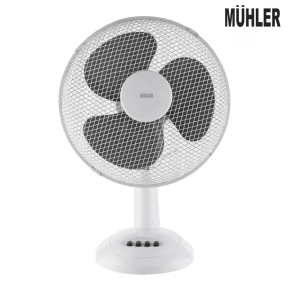 Вентилатор настолен 12'' Muhler FM-12, 30W, 3 перки