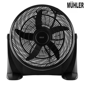 Вентилатор подов 20'' Muhler FM-2020F, 80W, индустриален, пластмасов, черен