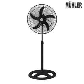 Вентилатор на стойка 18'' MUHLER FM-8140D 3в1, 70W, индустриален, (без стойка за под и стена)