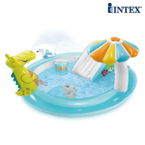 Надуваем център за игра INTEX 57165NP Крокодил