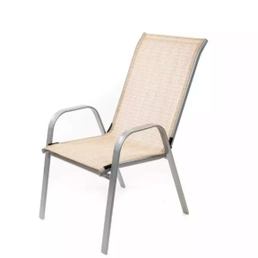 Градински стол метална конструкция и текстил – Бежов Градински стол метална конструкция и текстил – Бежов