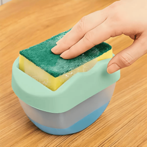 Дозатор за сапун с гъба за миене Дозатор за сапун с гъба за миене