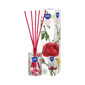 Ароматизатор с цветни пръчици, 45 мл - Цветна мечта