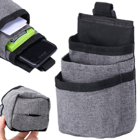 Автомобилна стойка с джобове за телефон, карти и очила