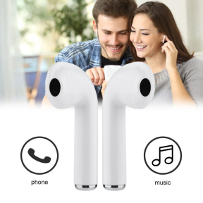 Безжични слушалки i7S с кутия за зареждане 950 mAH i7S