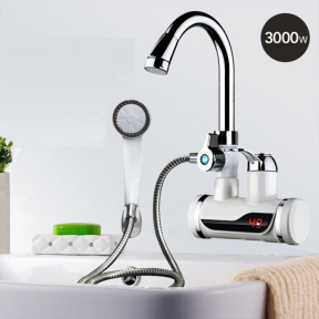 Електрически дигитален водонагревател за вода с душ 2в1