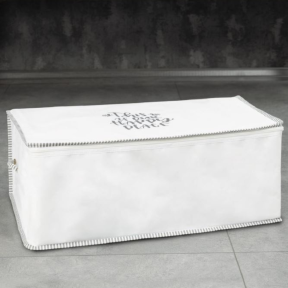 Бял органайзер с надпис, 65x45x24 см. Бял органайзер с надпис, 65x45x24 см.