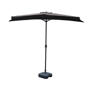 Чадър полукръг с манивела, бежов - 300х150 см. Чадър полукръг с манивела, бежов - 300х150 см.