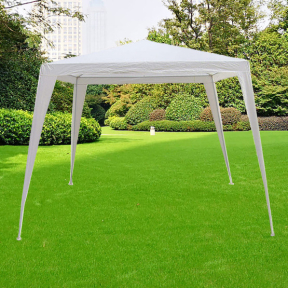 Градинска шатра - 3 x 3 м, полиетилен бяла