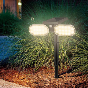 Градинска соларна лампа 2 в 1 със сензор за движение 33 см.