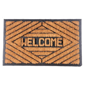 Изтривалка гума и кокос "WELCOME" 20mm, 45x75cm,