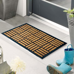 Изтривалка гума и кокосови влакна Squares - 8 мм, 40 x 60 см