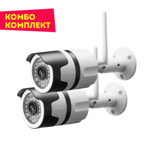 2бр камери за външен монтаж/нощно виждане Full HD 2бр камери за външен монтаж/нощно виждане Full HD
