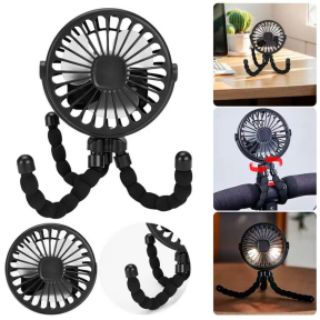 Компактен мини вентилатор тип Октопод