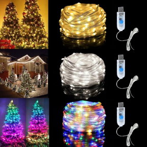 LED Коледна декорация, 10 метра