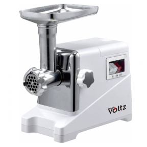 Месомелачка с приставка за домати Oliver Voltz OV51991D, 2000W, Обратен ход, Аксесоари, Бял