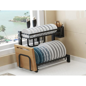 Мултифункционален органайзер за кухня на 2 нива Мултифункционален органайзер за кухня на 2 нива