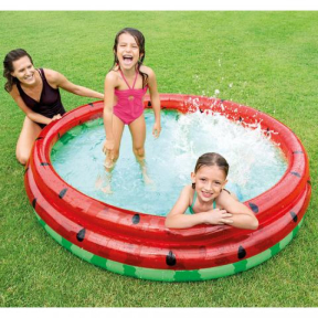 Надуваем басейн Диня Intex 58448