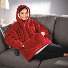 Пухкаво одеяло-суичър с ръкави, Huggle Hoodies