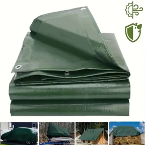 Покривало – платнище подсилено, три размера, 90 гр/м2 – зелено