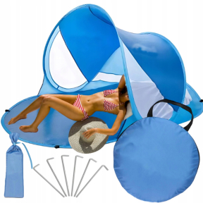 POP-UP Самосгъваема Плажна тента, 190 х 120 х 90 см