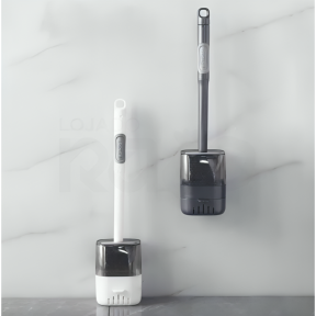 Силиконова четка за тоалетна чиния с поставка за стена или под Силиконова четка за тоалетна чиния с поставка за стена или под