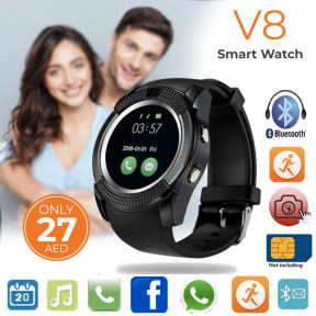 Смарт часовник Smart watch V8 с bluetooth и SIM карта Смарт часовник Smart watch V8 с bluetooth и SIM карта