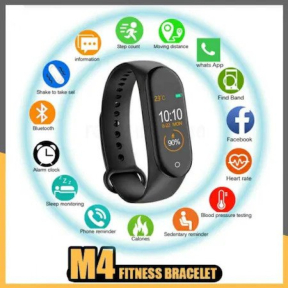Смарт гривна Smart technology M4, Пулс, Кръвно налягане, Влагоустойчива Смарт гривна Smart technology M4, Пулс, Кръвно налягане, Влагоустойчива
