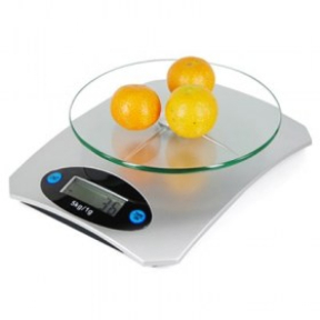 Стъклена кухненска везна до 5кг Стъклена кухненска везна до 5кг