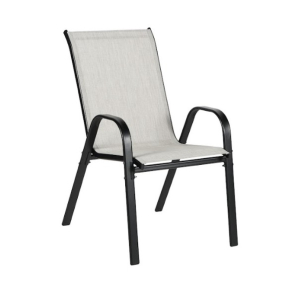 Градински текстилен стол, светлосив Градински текстилен стол, светлосив