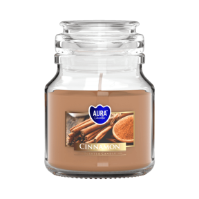 Ароматизирана свещ с капак, ø7x9.9 см - канела