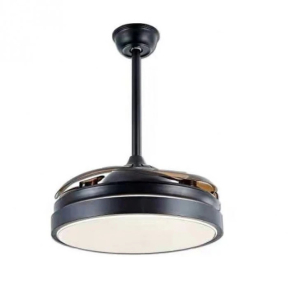 Таванен вентилатор с LED осветление и дистанционно управление, черен - ø107 см. Таванен вентилатор с LED осветление и дистанционно управление, черен - ø107 см.