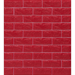 Топлоизолационно пано 70x77x0.8 сm Червено бяло