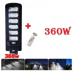 Улична LED лампа с дистанционно и соларно захранване Улична LED лампа с дистанционно и соларно захранване