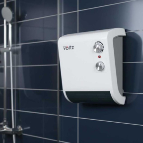 За баня Вентилаторна печка Oliver Voltz OV51970J, 2000W, 2 степени, IPх2, Термостат, Бял