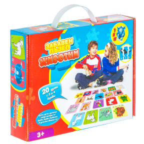 Забавен пъзел със животни